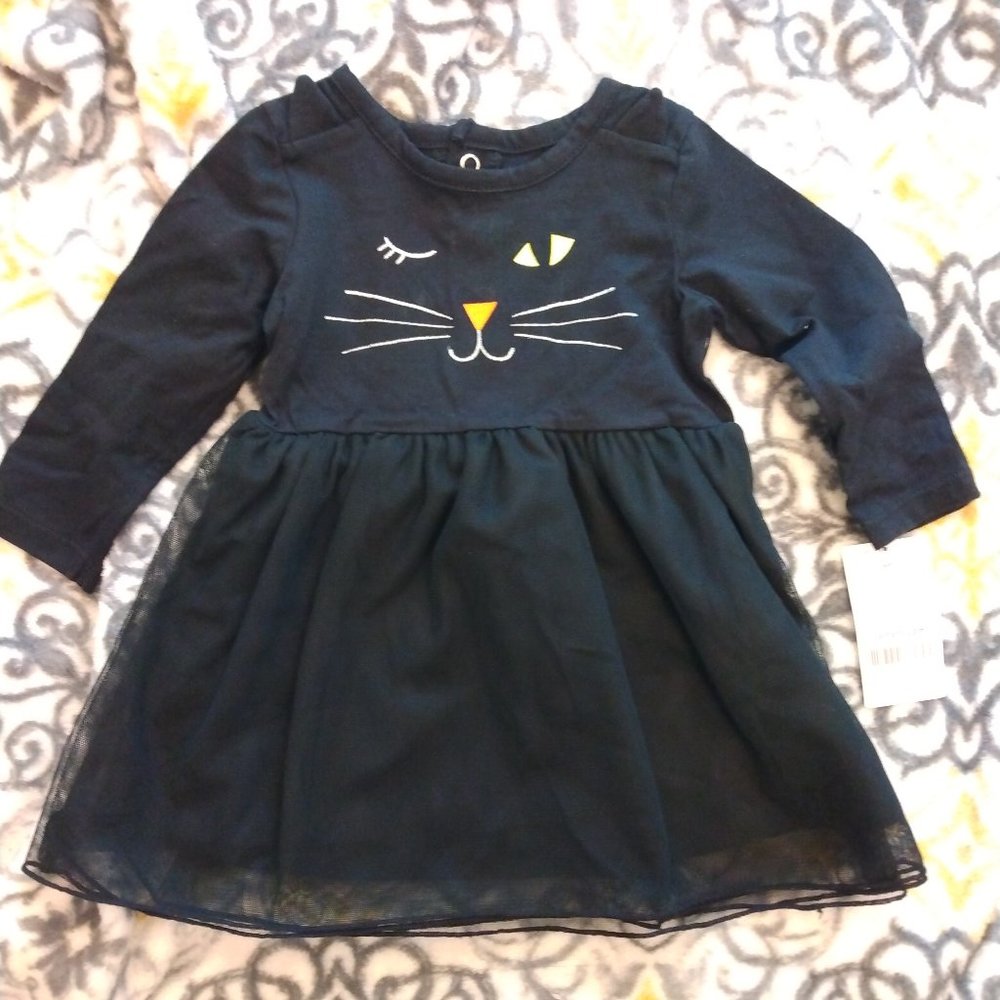 Carter's Halloween outfit, 6 months, 2 pieces, black